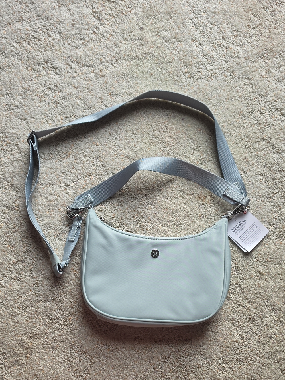 NWT - lululemon athletica Eggshell Blue Crossbody with Adjustable Strap